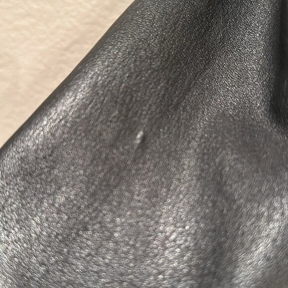 Y2K Vintage Preston & York Genuine leather blazer style jacket sz L - Picture 7 of 7